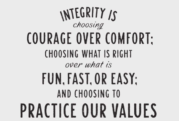 integrity saying