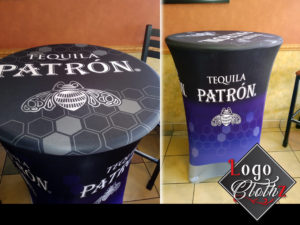 patron printed spandex tall cocktail cover