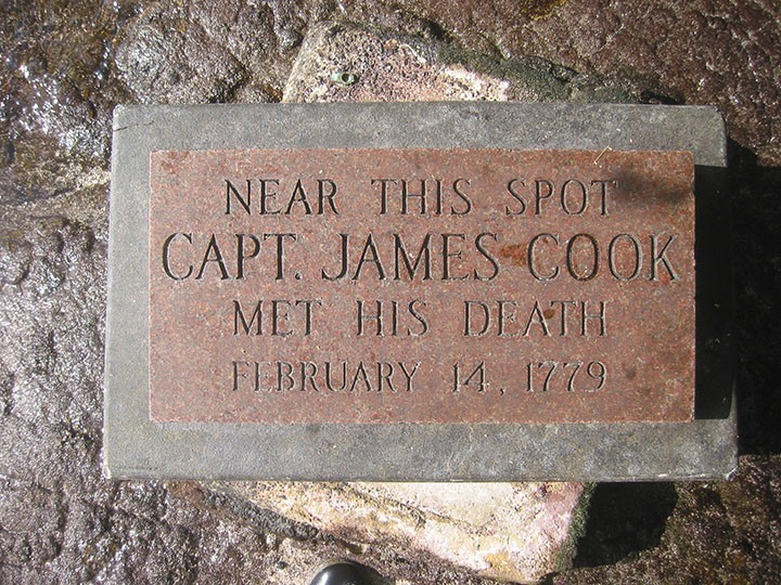 captain cook memorial stone