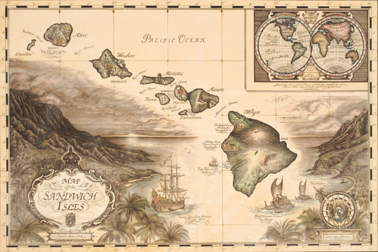 hawaii early map