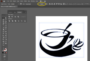 expanding live image trace to see errors coffee cup logo